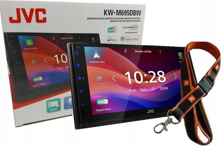 Radio samochodowe JVC KW-M695DBT