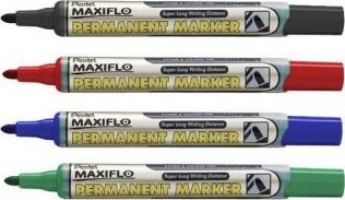 MARKER PERMANENTNY PENTEL NLF50, ZIELONY