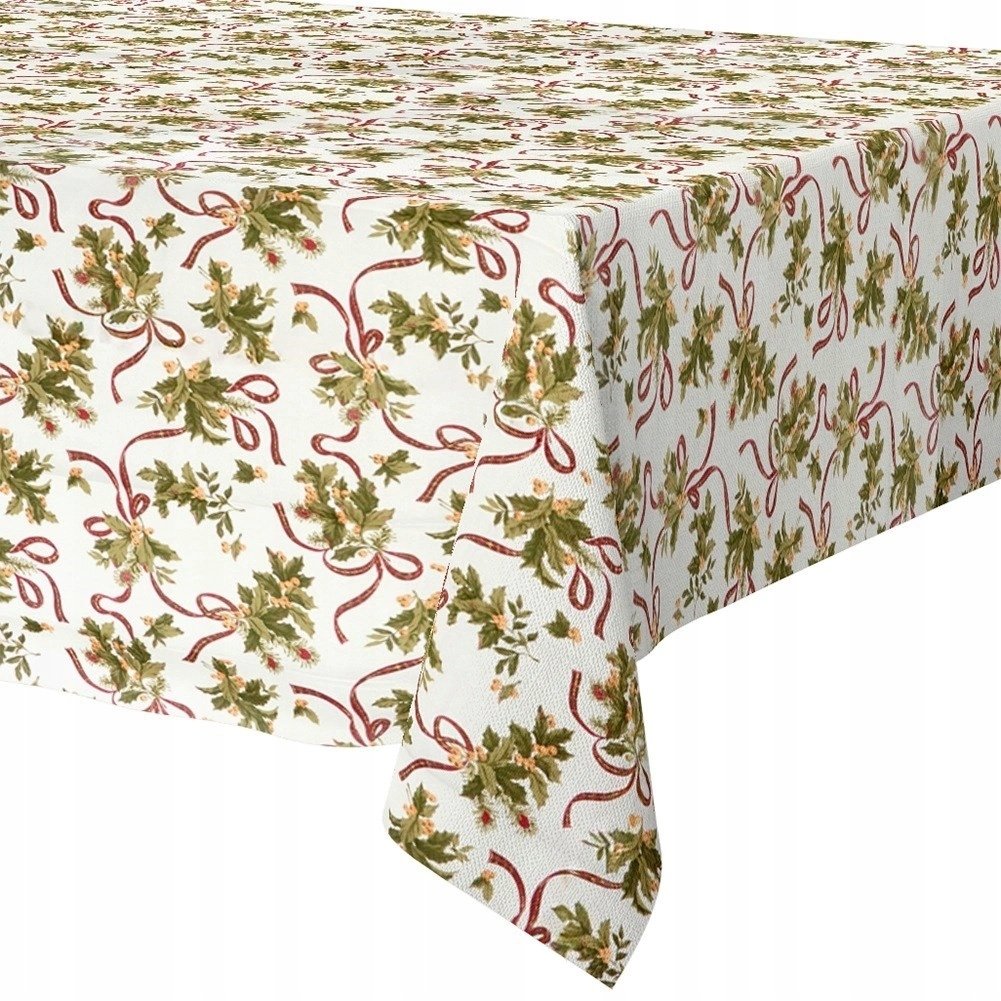 Excellent Houseware Obrus świąteczny plamoodporny na stół 180x130CM EXCELLENT HOUSEWARE 139693-W2