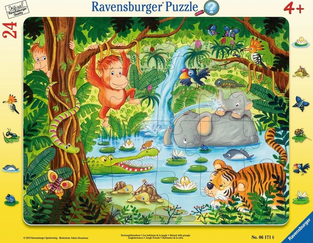 Ravensburger Puzzle 24 elementy - W dżungli