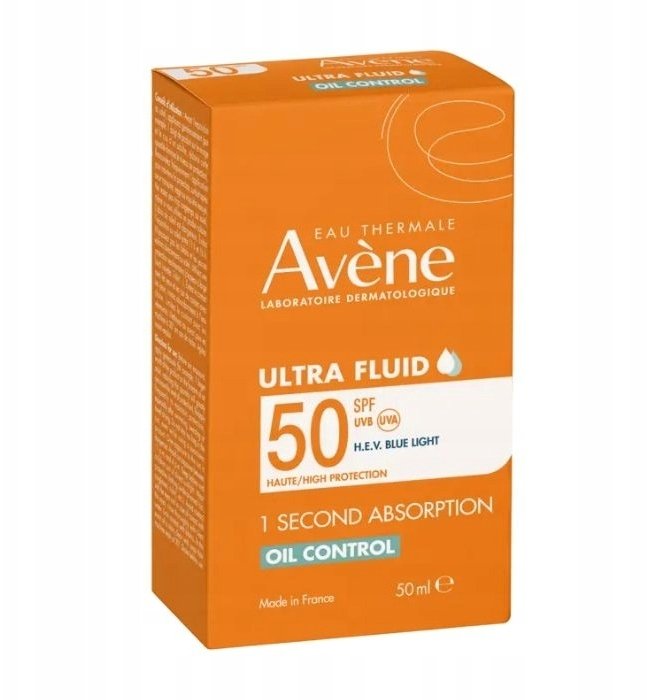 Avene Avene, Ultra Fluid, Mattifying, Daily, Fluid, Face, SPF 50+, 50 ml Unisex