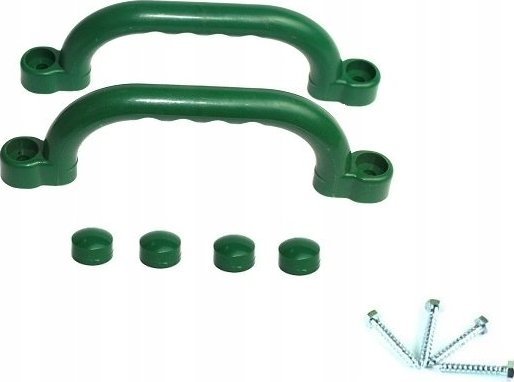 AllForBaby RĄCZKI PLASTIKOWE 25CM, UCHWYTY ZIELONE