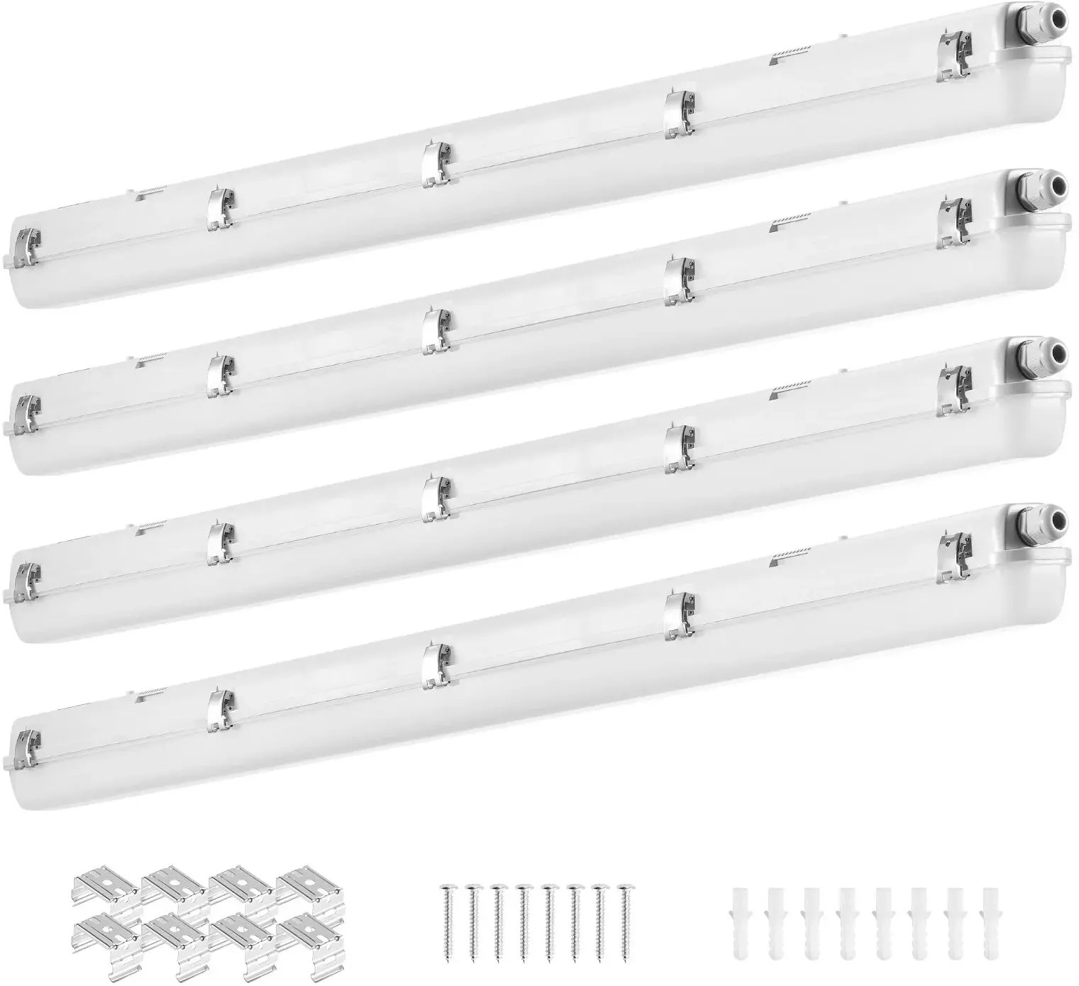 V-TAC Lampa LED hermetyczna 120cm IP65 40-60W 5000K 4 szt do garażu