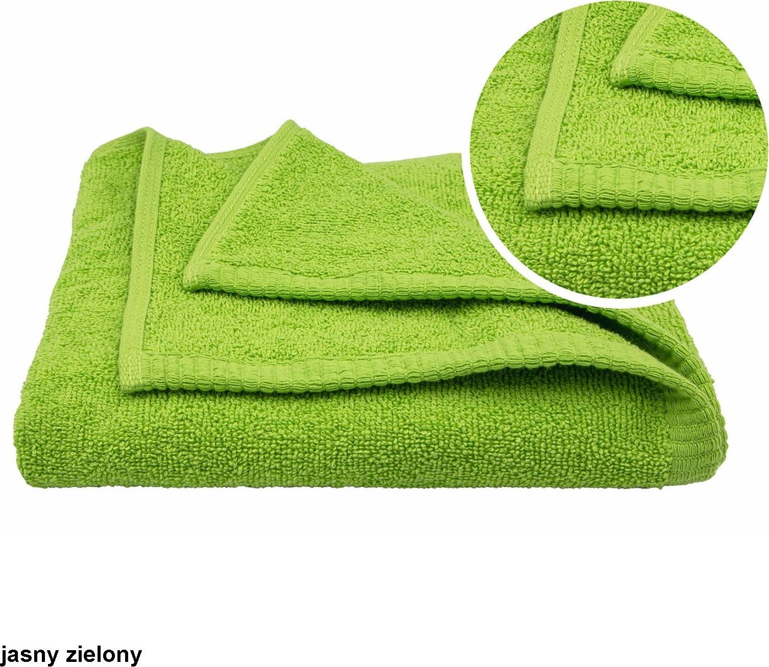 Frankhauer BIZET - Bizet ręcznik CO 500G light green 374 10/S 70X140 - niebieski - 70X140 cm-50X100 cm 50X100 cm