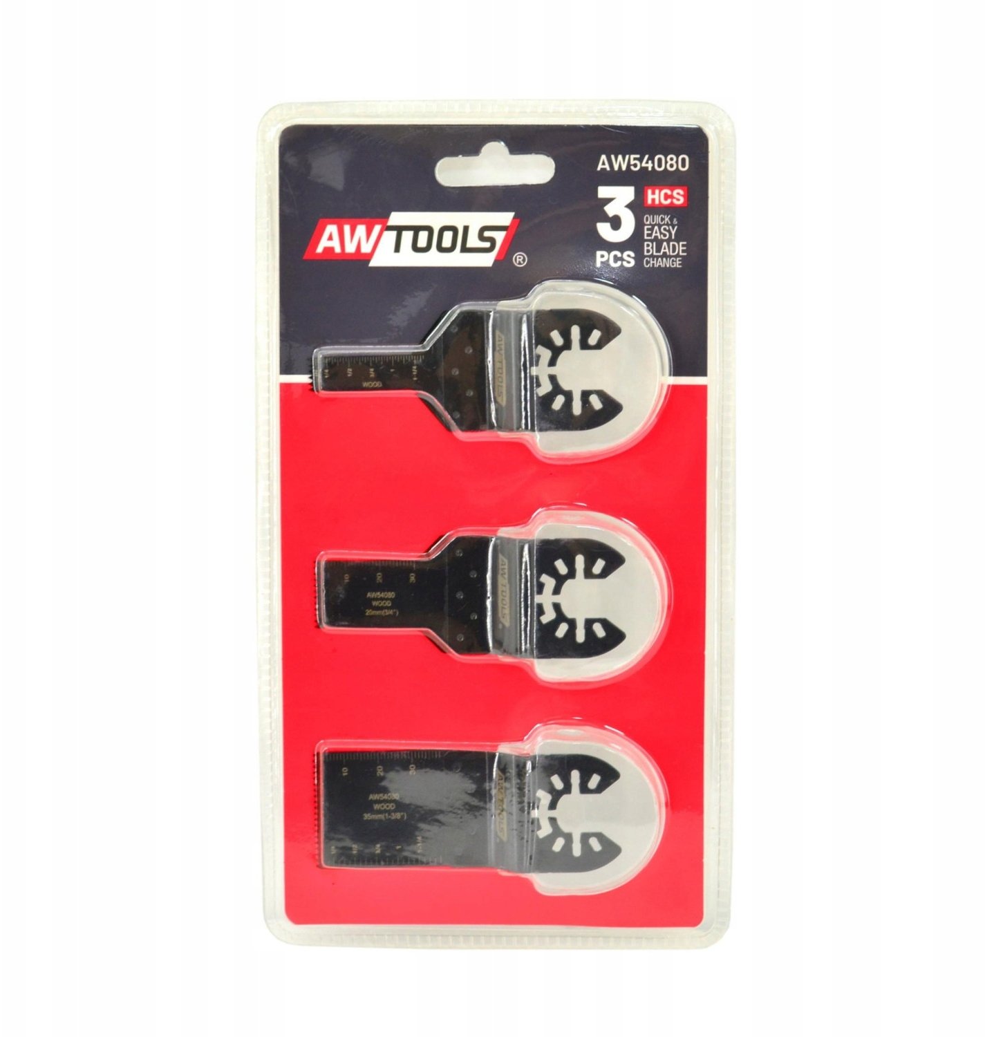 AWTools AWTOOLS MT Zestaw Brzeszczotów 3szt. AW54080
