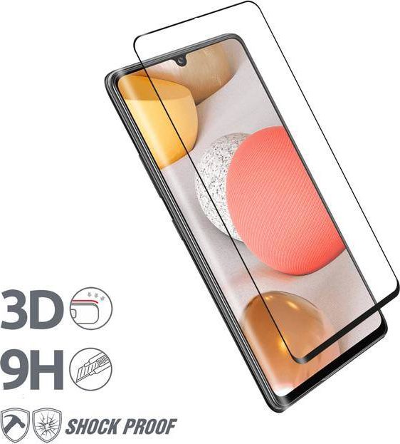 Crong 3D Armour Glass - Szkło hartowane 9H Full Glue na cały ekran Samsung Galaxy A42 5G