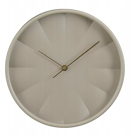 Lumarko ZEGAR ŚCIENNY TIKKI SZARY ŚR. 30CM MICA