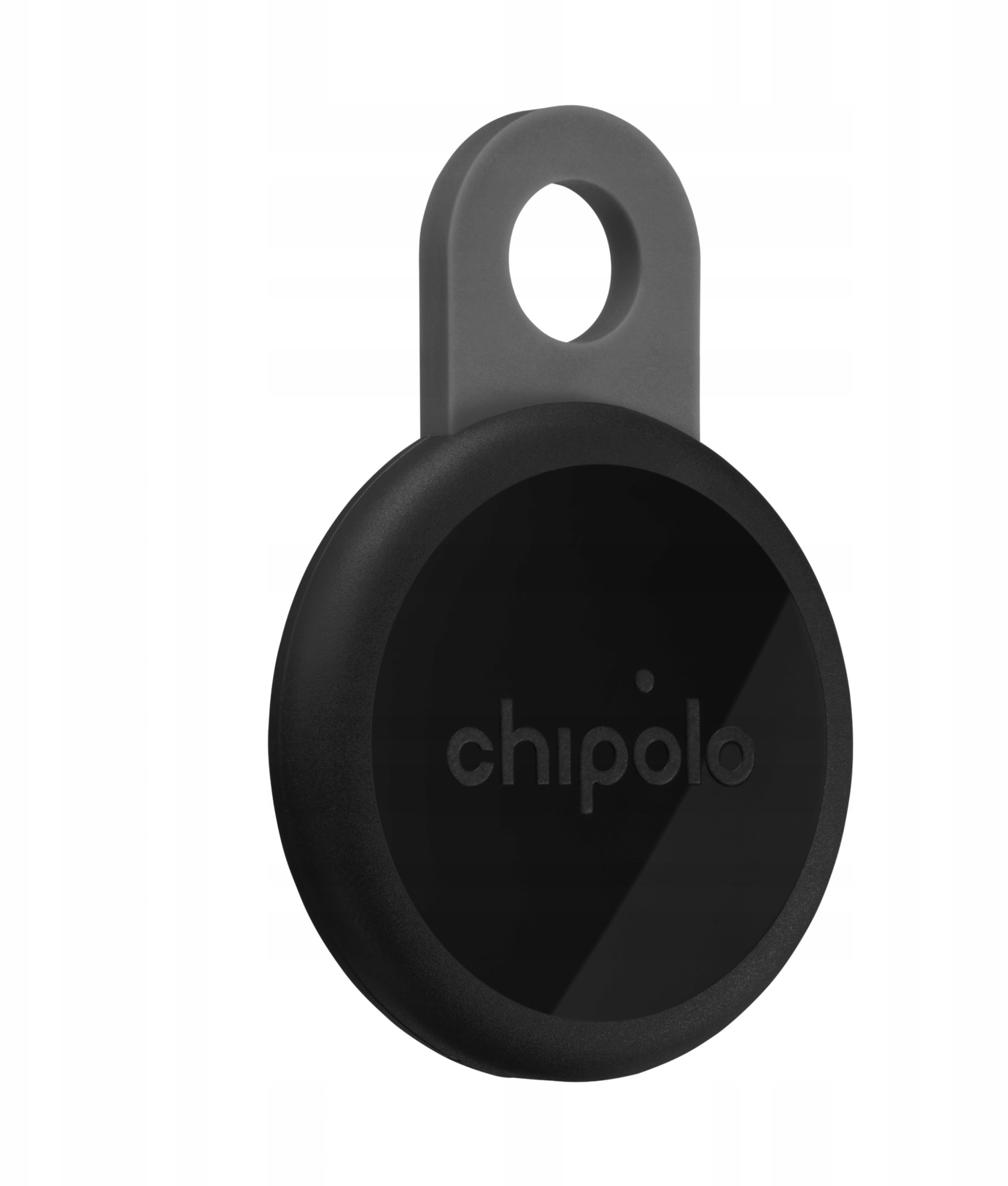Chipolo LOOP – Rechargeable Bluetooth Tracker with Silicone Loop for iOS & Android, Charcoal