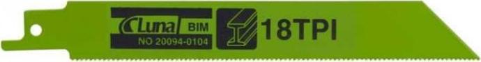Luna Brzeszczoty szablaste bimetalowe, do metalu 200x19x0,9 z 18 (5 szt.)