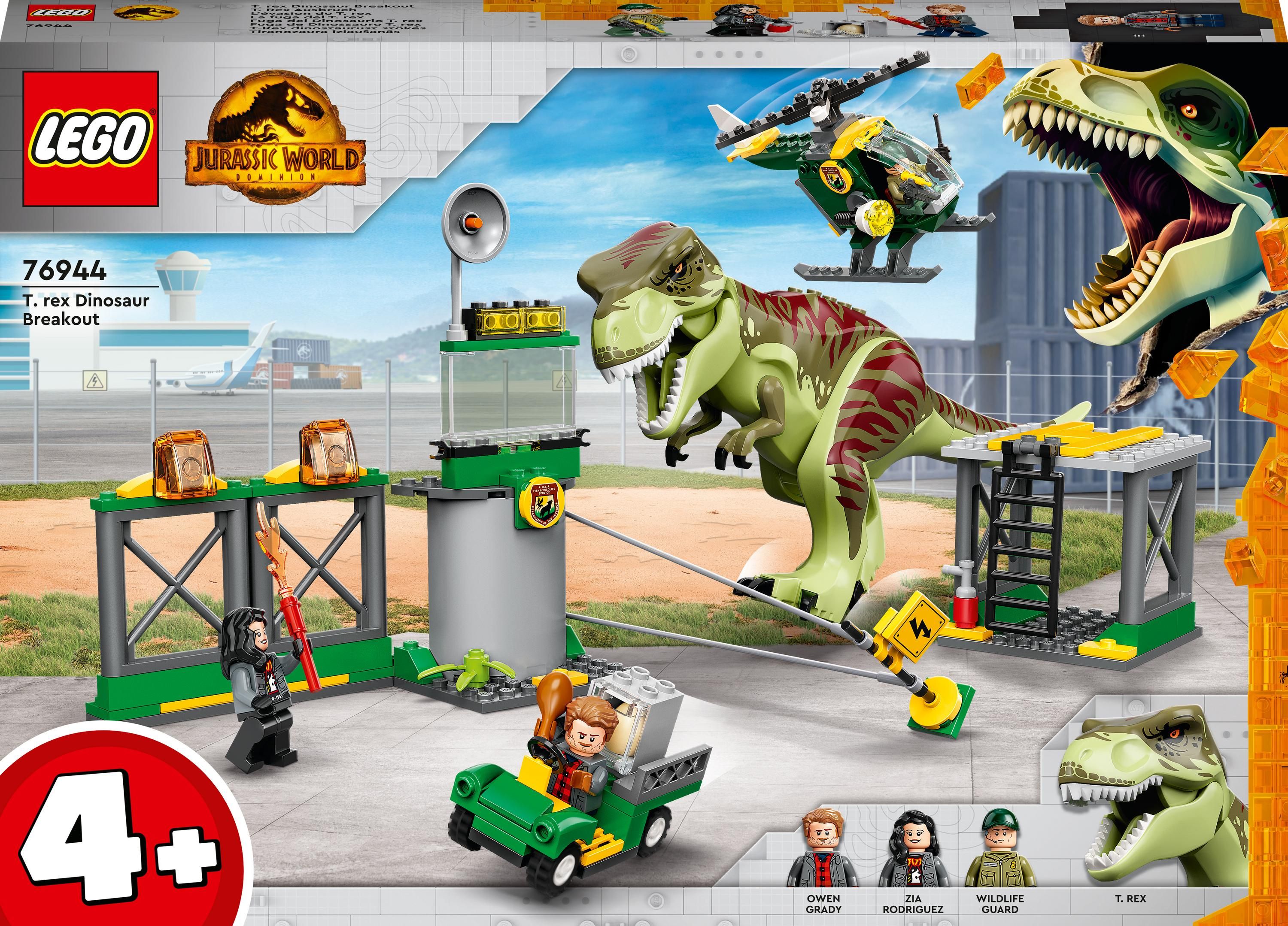 LEGO Jurassic World Ucieczka tyranozaura (76944)