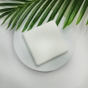 Yeye Mydelniczka z ziemi okrzemkowej gładka prostokątna Biały