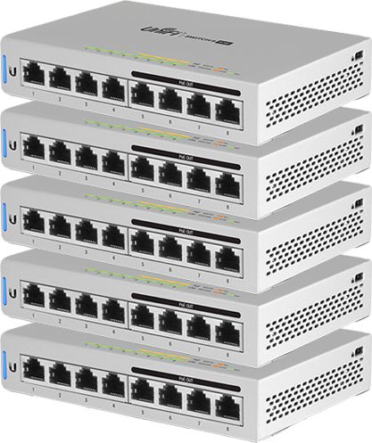   Switch Ubiquiti US-8-60W 5 szt. (US-8-60W-5)