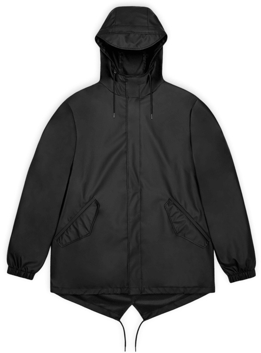 Rains płaszcz przeciwdeszczowy unisex FISHTAIL JACKET W3 18010 01 BLACK L