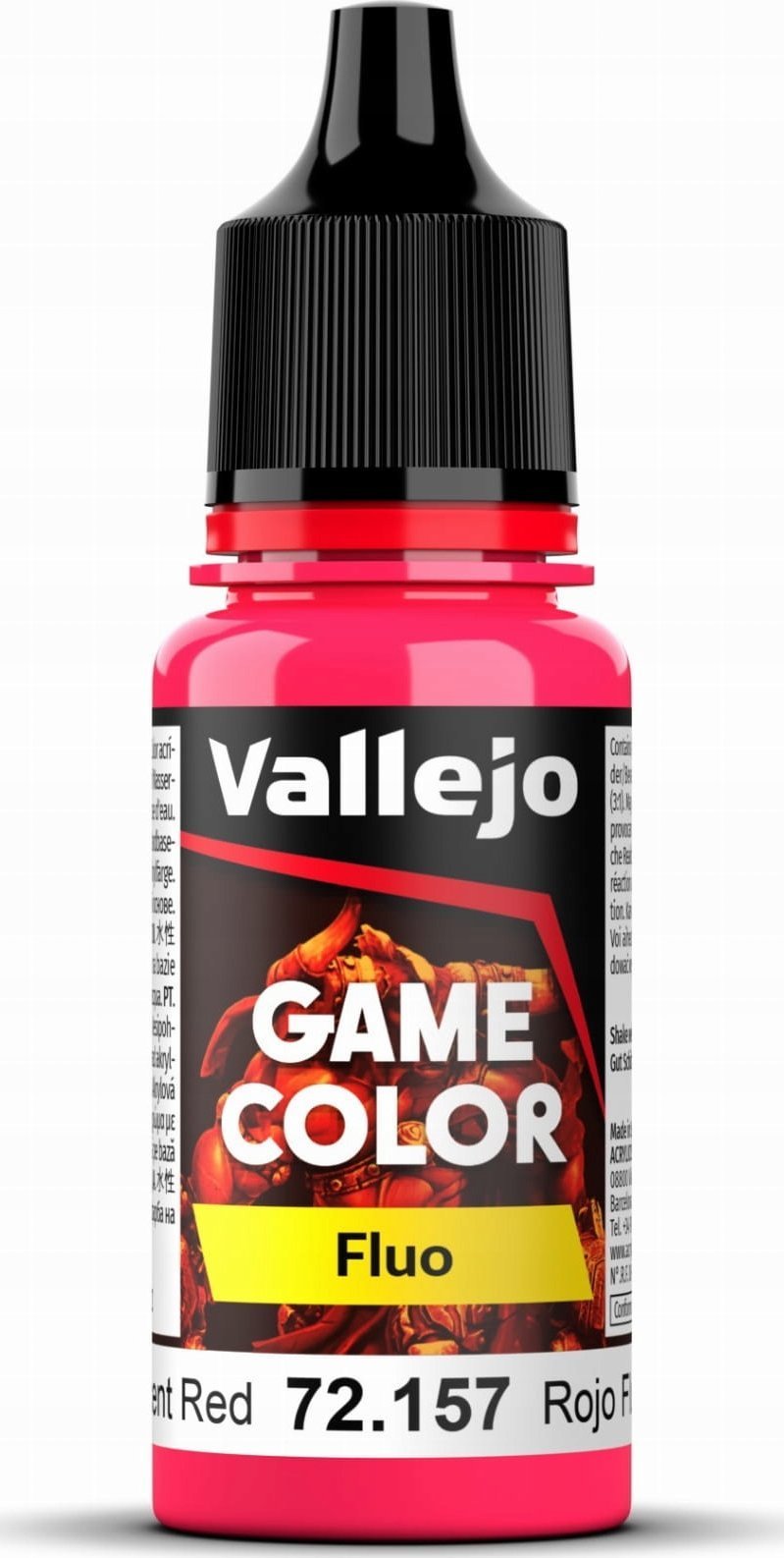 Vallejo : 72.157 - Game Color - Fluo - Red (18 ml)