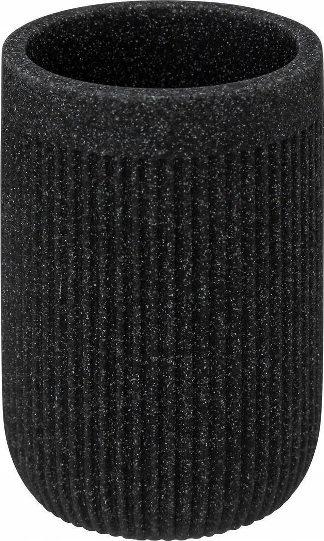 5five Pojemnik na szczoteczki do zębów, ONYX, łupek, Ø 7 cm