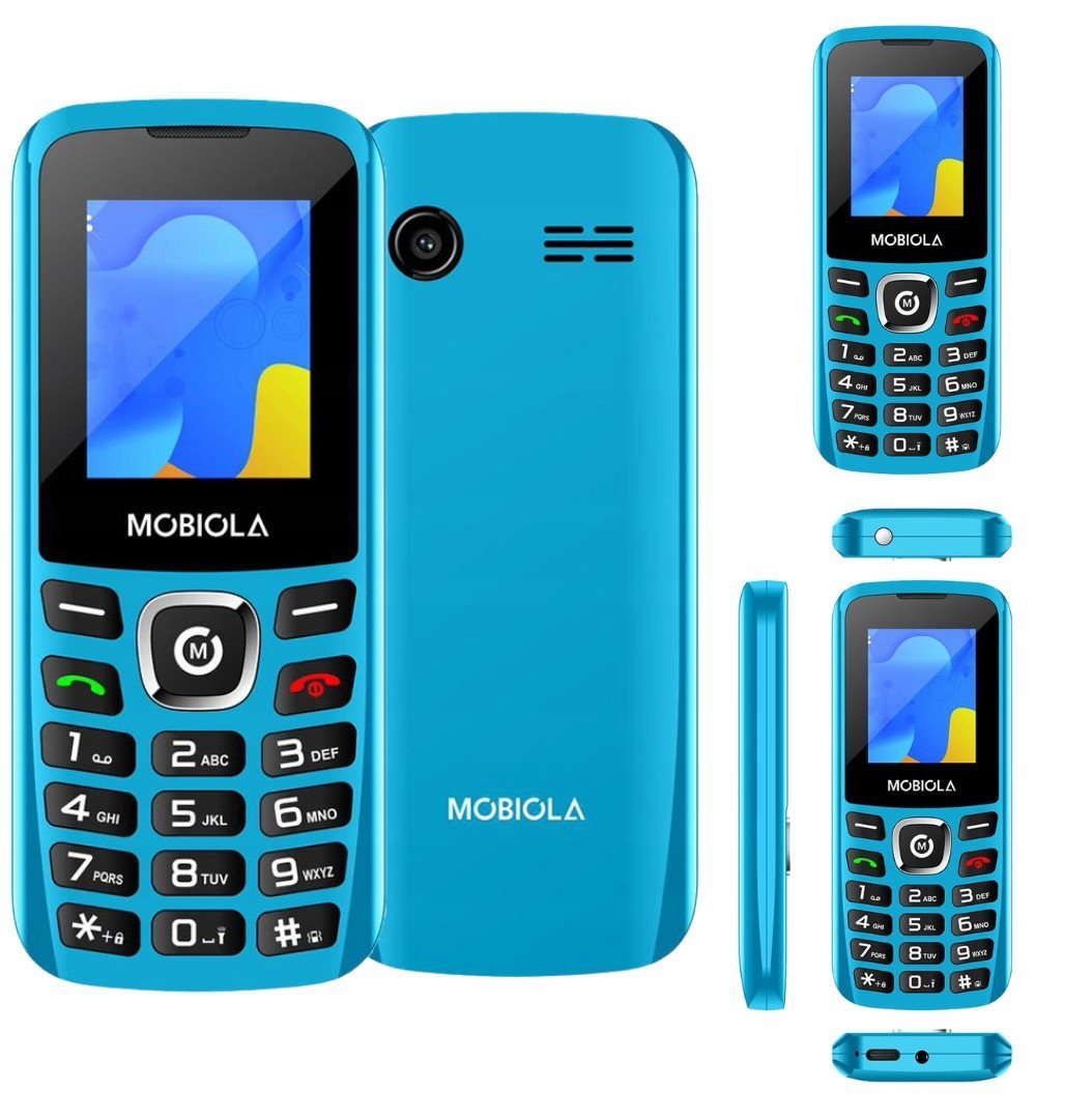 Komórkowy Mobiola TELEFON GSM MOBIOLA DLA SENIORA MB3020 2G NIEBIESKI