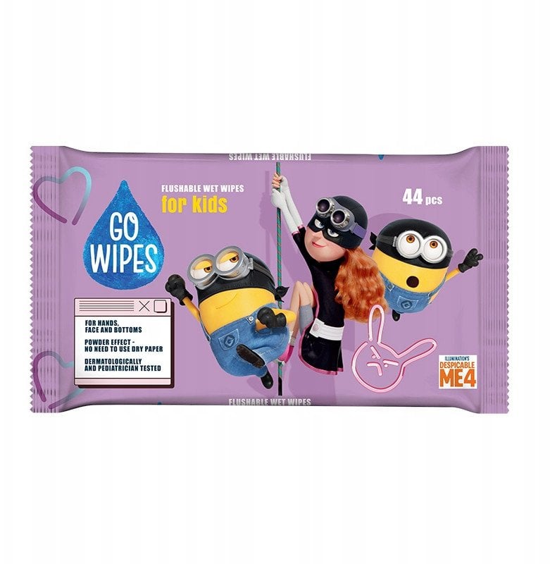 EURUS POZOSTALE Chusteczki nawilżane Minions 1x44szt.
