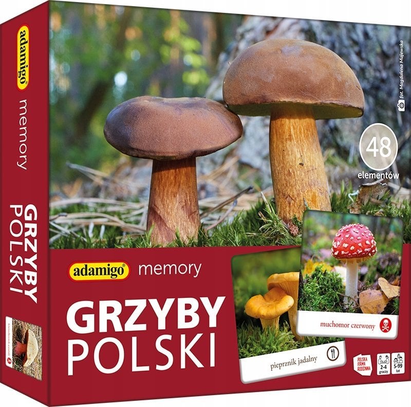 Adamigo Gra Memory - Grzyby Polska