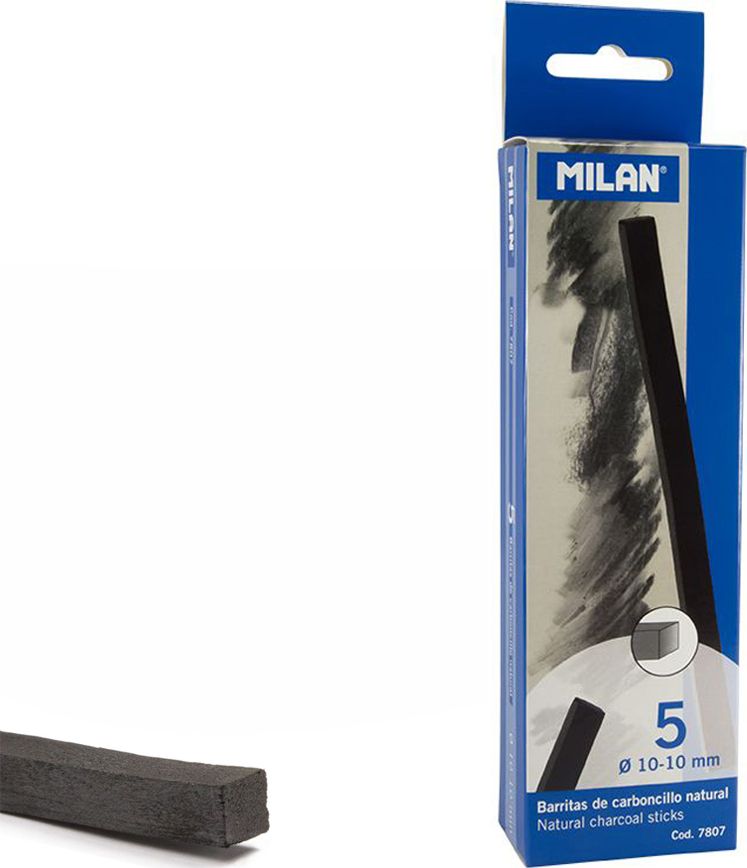 Milan Węgiel 10x10mm 5szt MILAN
