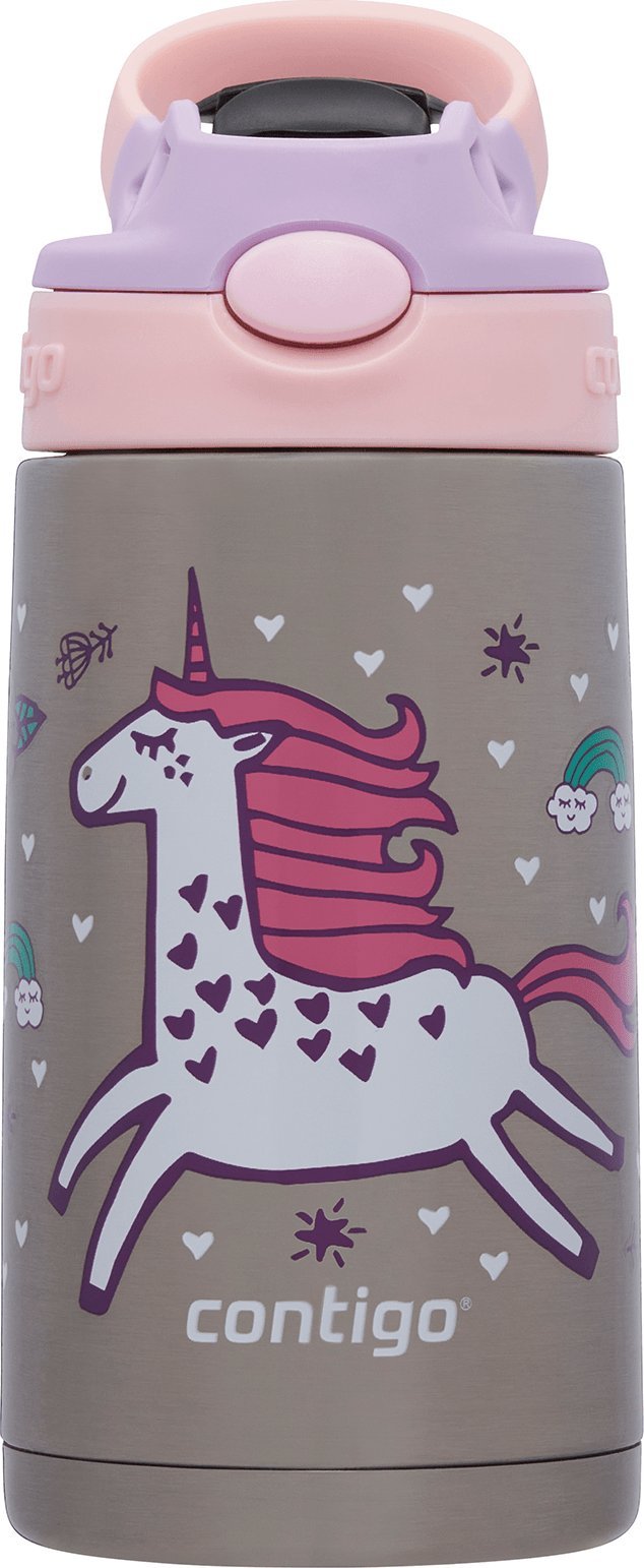 Contigo Easy Clean 380ml Jednorożec srebrny