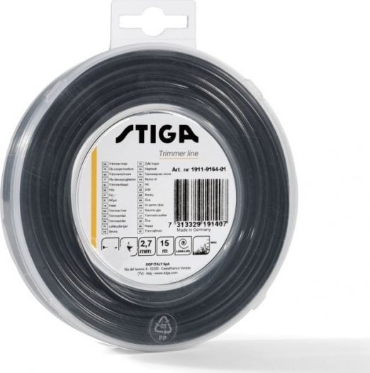 Stiga Żyłka tnąca gwiazdka 3/15 m 1911-9165-01 (czarna)