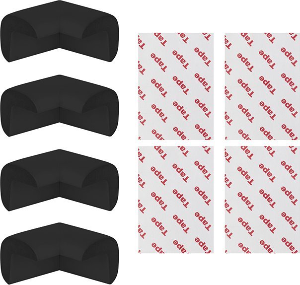 Blow 69-033# Ochraniacze na narożniki 4szt. czarne