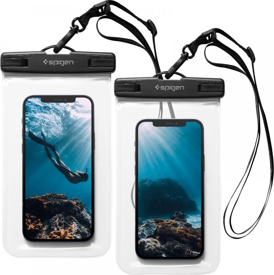 Spigen 2x Uniwersalne wodoodporne etui ochronne