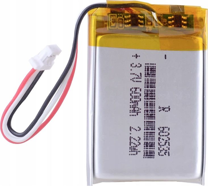 Liter Energy Battery Akumulator Li-Poly 600mAh 3.7V NTC JST 602535