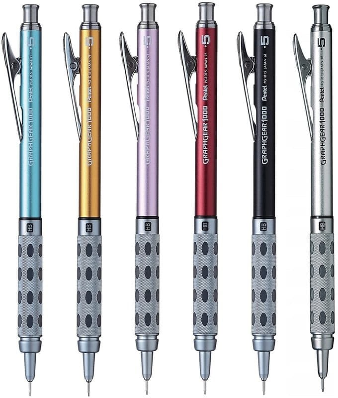 Ołówek automatyczny Pentel GraphGear 1000 0.5mm bł