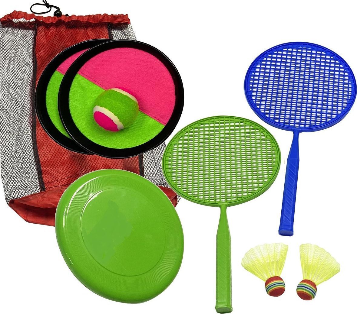 ZESTAW GIER OUTDOOR NA PLAŻĘ 3W1 ENERO TOYS