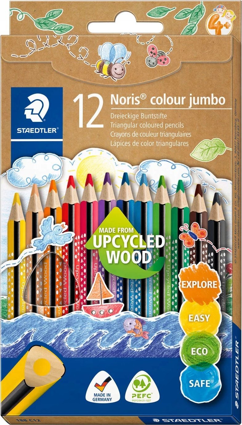 Staedtler Noris Colour Jumbo, Multicolour, 12 pc(s)