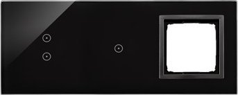 Kontakt-Simon Panel dotykowy Simon 54 DSTR3310/73 S54 3 moduły 2 pola dotykowe pionowe + 1 pola doty...