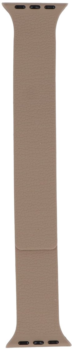 Pasek do smartwatcha GlacierX Silicone Smooth Grained Magnetic Sand Beige do Apple Watch 38/40/41mm Beżowy