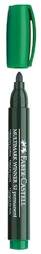 Faber-Castell Marker wodoodporny okrągła końcówka zielony