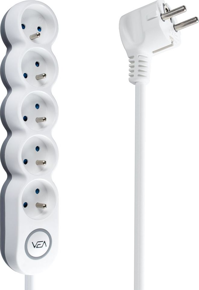 Listwa zasilająca Libox LB0192 5 gniazd 5 m biała (LB0193-5)