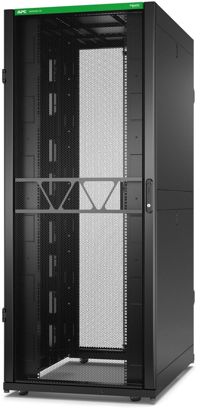 APC NetShelter SX Server Rack Gen 2 42U 1991H x 800W x 1200D mm w/ Sides Black