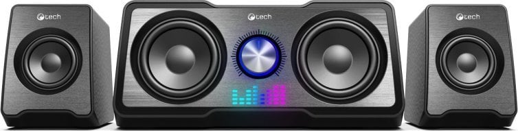 Głośniki komputerowe C-Tech reproduktory SPK-16 2.2 RGB czarny