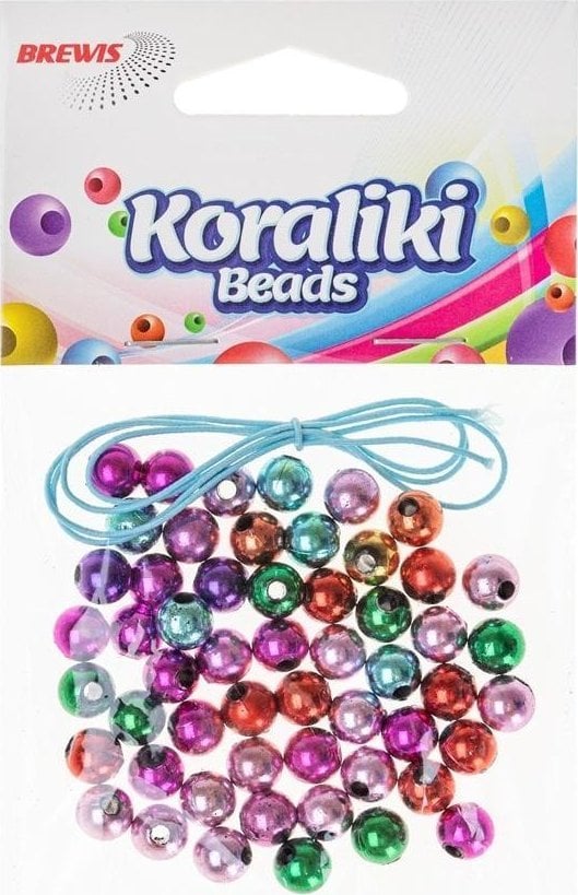 BREWIS Koraliki metalowe do nawlekania