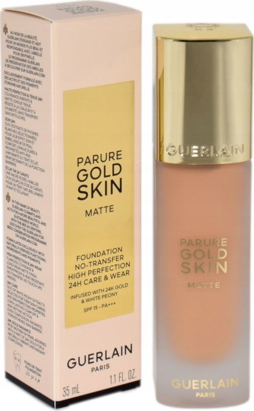 Guerlain GUERLAIN PARURE GOLD SKIN MATTE FOUNDATION N3W 35ML