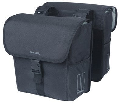 Basil Sakwa miejska podwójna BASIL GO DOUBLE BAG 32L, Universal Bridge System, solid black (NEW 2025...