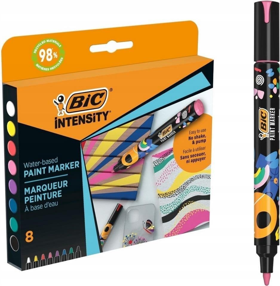 Bic BIC Intensity Paint Marker 8 colours set