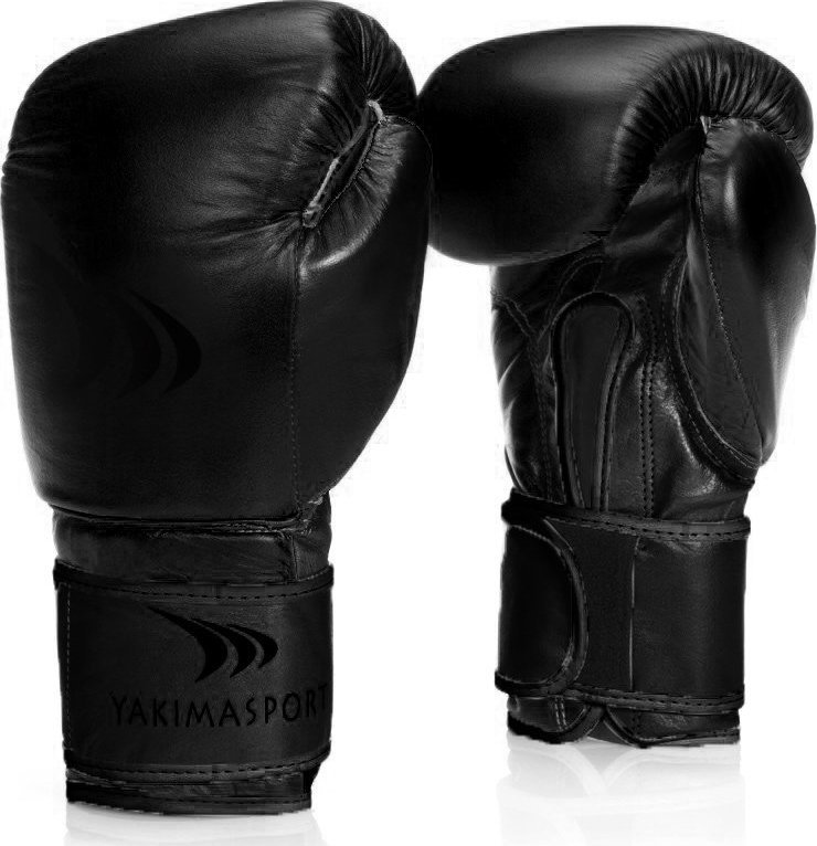 YakimaSport Rękawice bokserskie GRAND czarny black matt- 16 oz