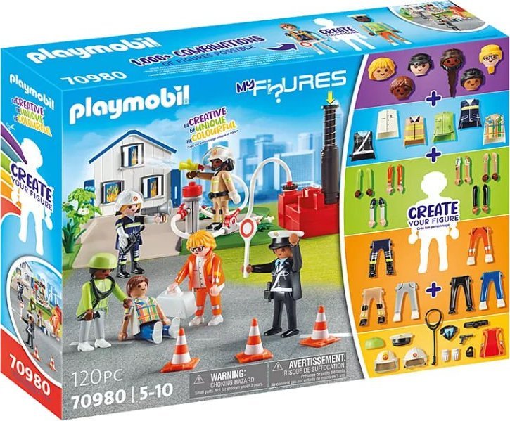 PLAYMOBIL 70980 My Figures: Rescue Mission, construction toy