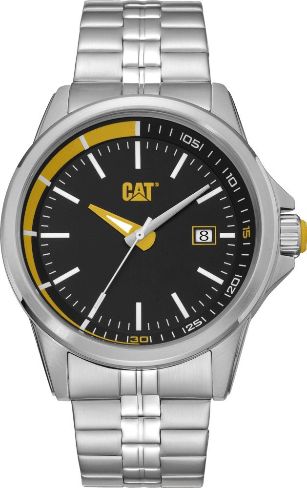 Фото - Наручний годинник CATerpillar Zegarek CAT CAT zegarek slider 3h date blk/ylw stainless steel 