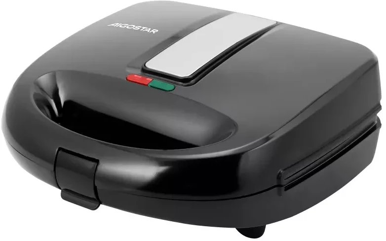 Gofrownica Aigostar Opiekacz do kanapek gofrów o mocy 800 W z 3 zestawami płytek