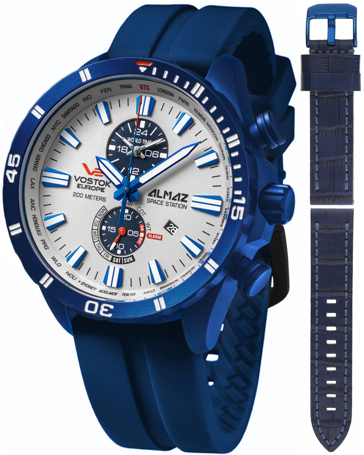 Zegarek Vostok Europe Zegarek męski Vostok Europe YM8J-320D657Sv1 niebieski