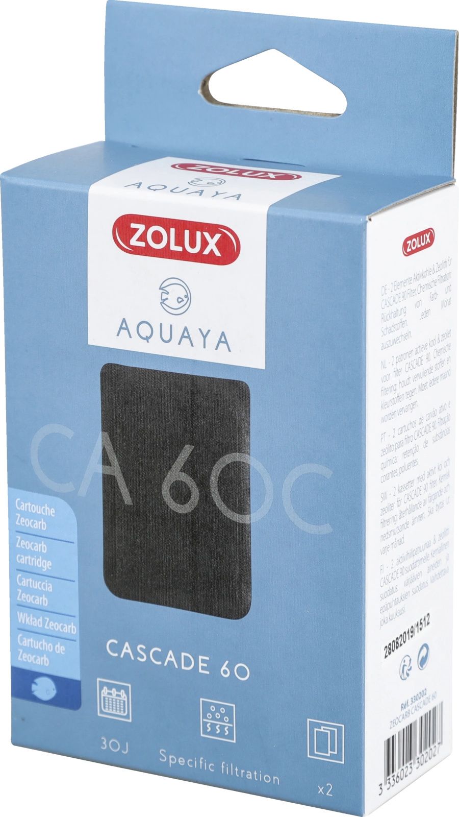 Zolux Aquaya Wkład Zeocarb Cascade 60
