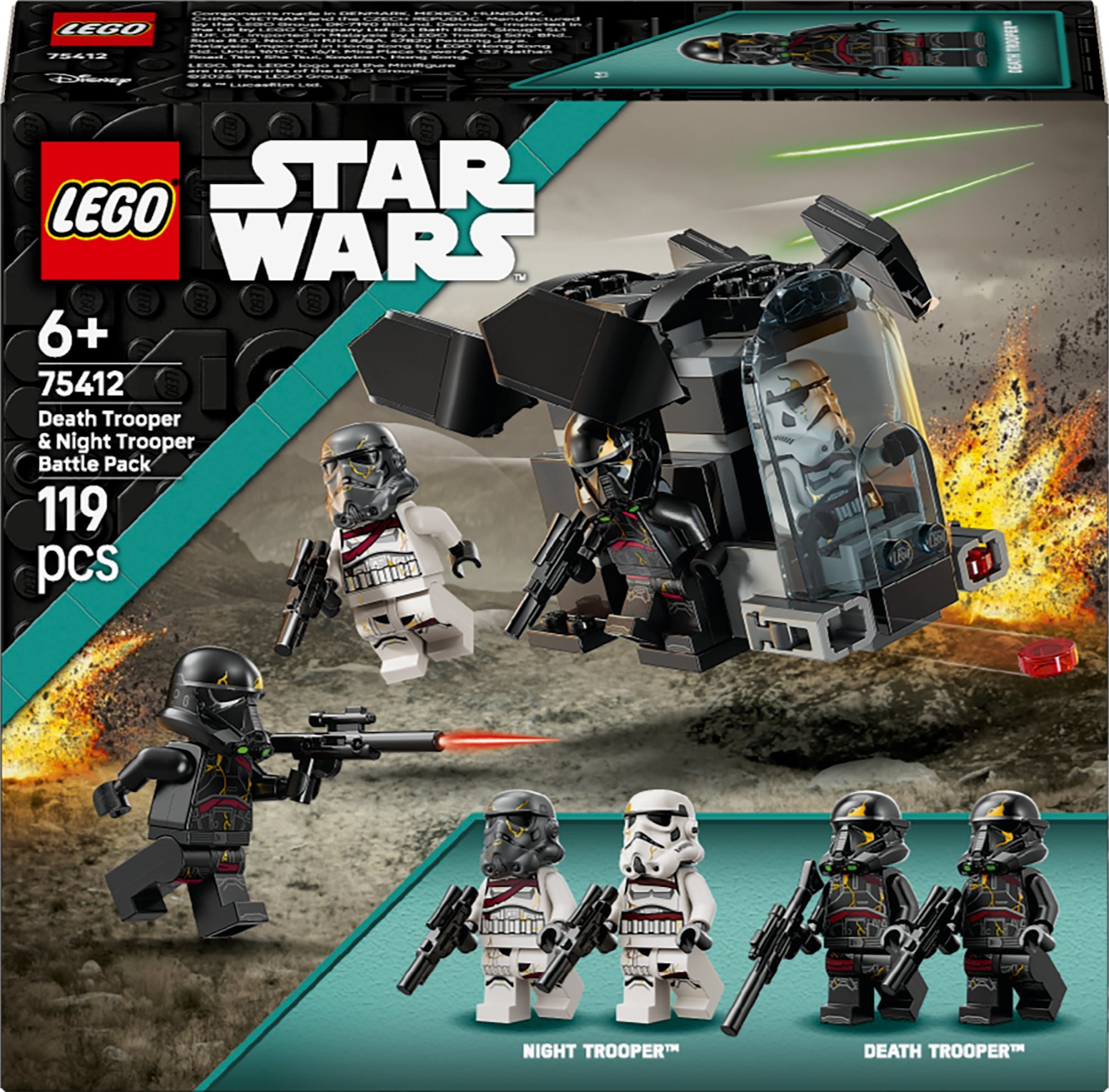LEGO Star Wars Szturmowiec Śmierci i nocny szturmowiec — zestaw bitewny (75412)