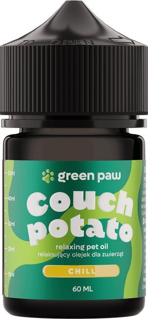 Фото - Ліки й вітаміни Potato Cosma Cannabis Green Paw Couch  60ml - Olejek z CBD na bazie oleju z 