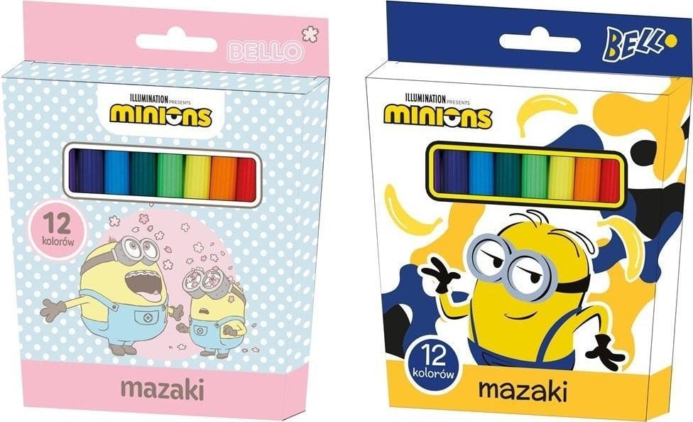 Beniamin Mazaki 12 kolorów Minionki